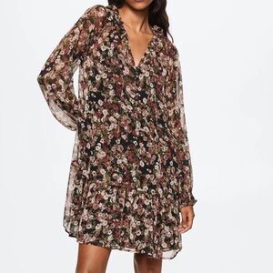 Mango floral dress. New with tags